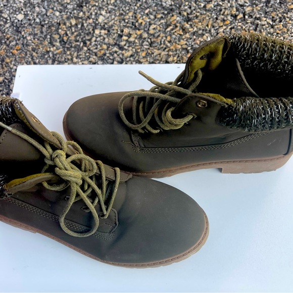 Olive Green combat boots ! - Picture 3 of 3